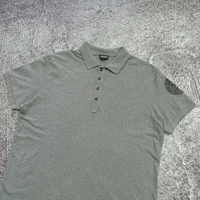 Kaos polo shirt  Diesel flying cougar sablon belakang vintage