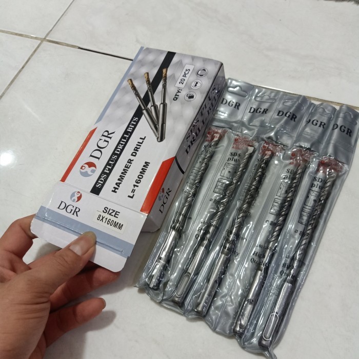 dgr mata bor tembok sds plus 8mm x160 / mata bor tembok sds dgr mata bor sds dgr