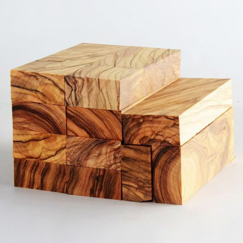 

High-Quality Olive Wood Diy Hand-Carved Raw Material With Obvious Pattern And High Density, Hard Wood Suitable For Processing