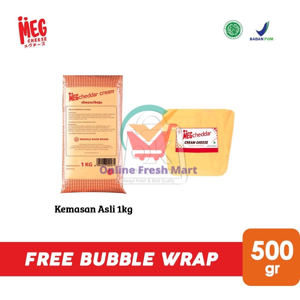 

Meg Cream Cheese Merah (500 gr) - Online Frseh Mart Denpasar