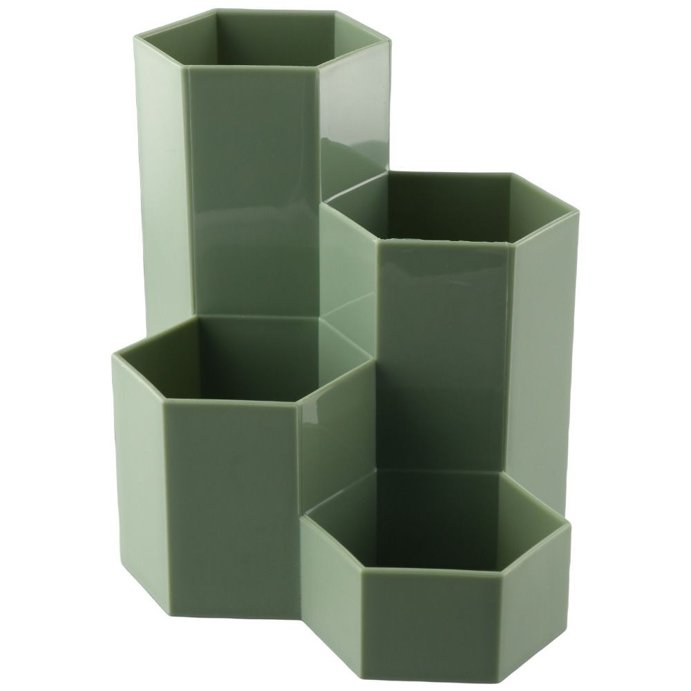 

New Plastics Multi-function desk organizer Green Tissue box Cover cute pen holder Office