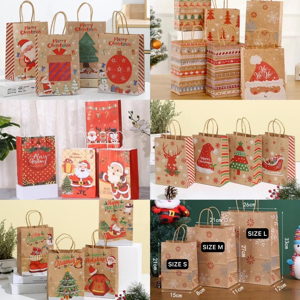 

Paper Bag Natal / Paperbag Christmas / Goodie Bag Natal / Tas Kado Natal