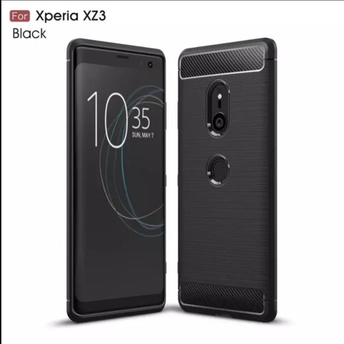 CASE SONY XZ3 XZ 3 CASE CARBON RUGGED ARMOR ANTI SHOCKPROOF
