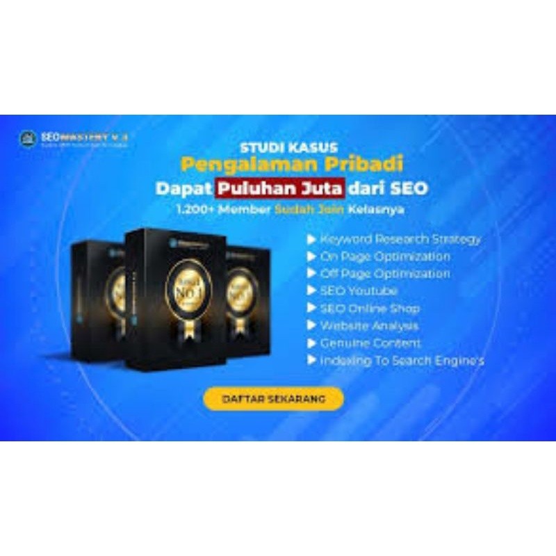 SEO MASTERY V3 DIGITAL MARKETING ONLINE INTERNET PELUANG USAHA  BONUS