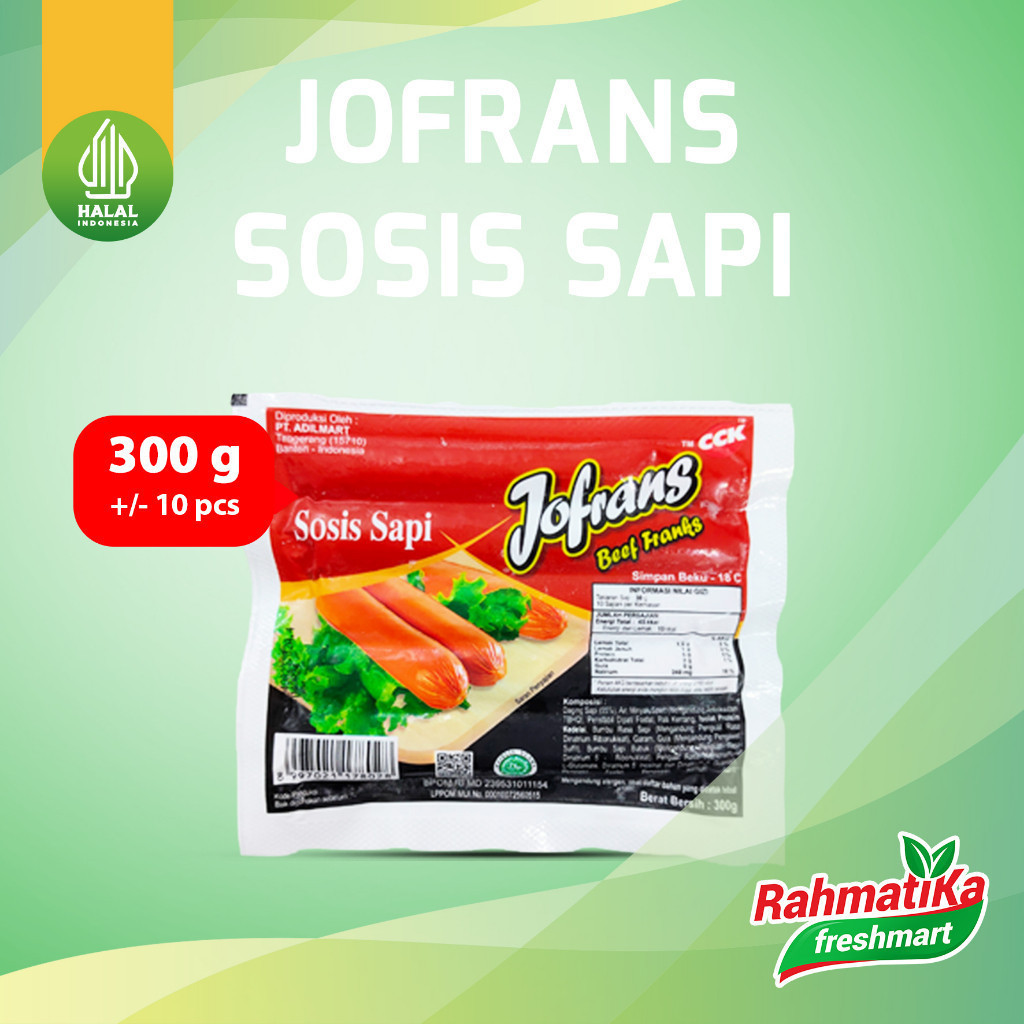 

JOFRANS Sosis Sapi 300 gr