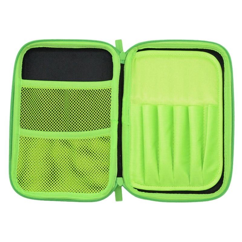 

Classic Pocket Pen Pencil Case Green Fold EVA Stationery Storage Bag Organizer Cosmetic Travel Bags Student School Supplies