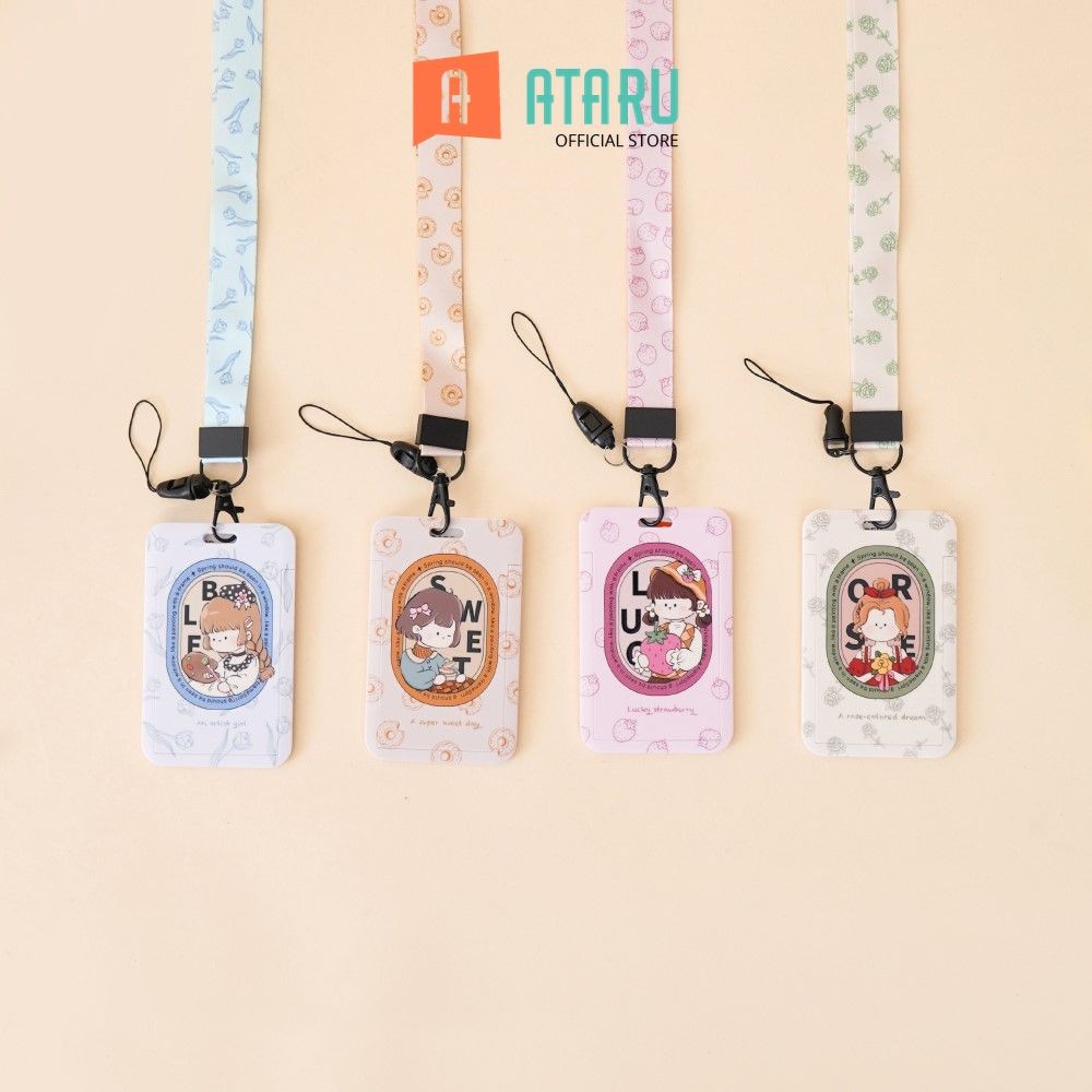 

Ataru Holder Id Card Print 28 Tempat Kartu Lanyard Name Tag Holder Id Card Holder Lucu
