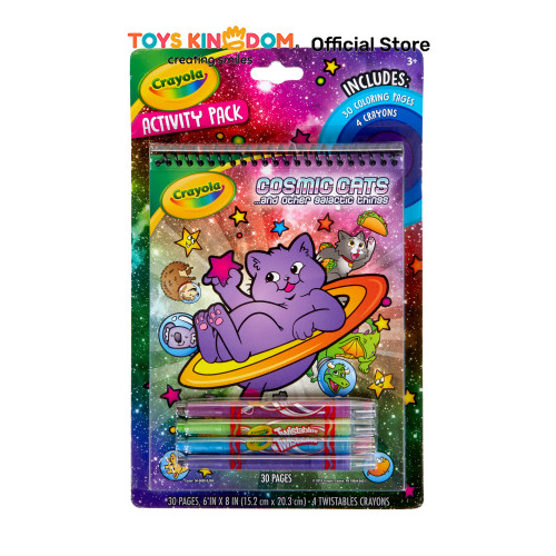 

Toys Kingdom Crayola Set Act Color Pags & Twistables Cosmic Cat 24Pk Set Menggambar Set Mewarnai Mainan Seni Mainan Lukisan Mainan Seni