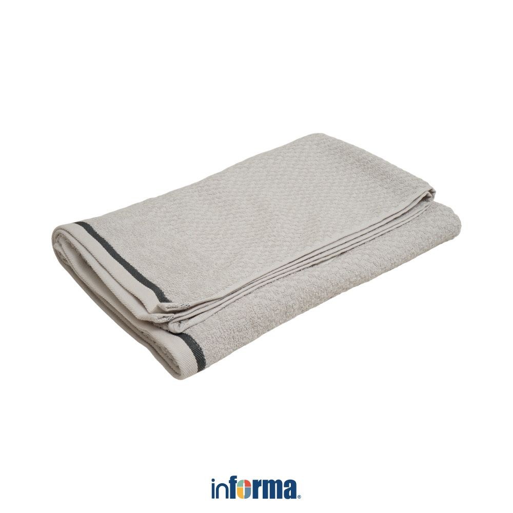 Informa 70X140 cm Wayney Handuk Mandi D - Krem Beige Bath Towel Handuk Dewasa Anduk Badan Perlengkap