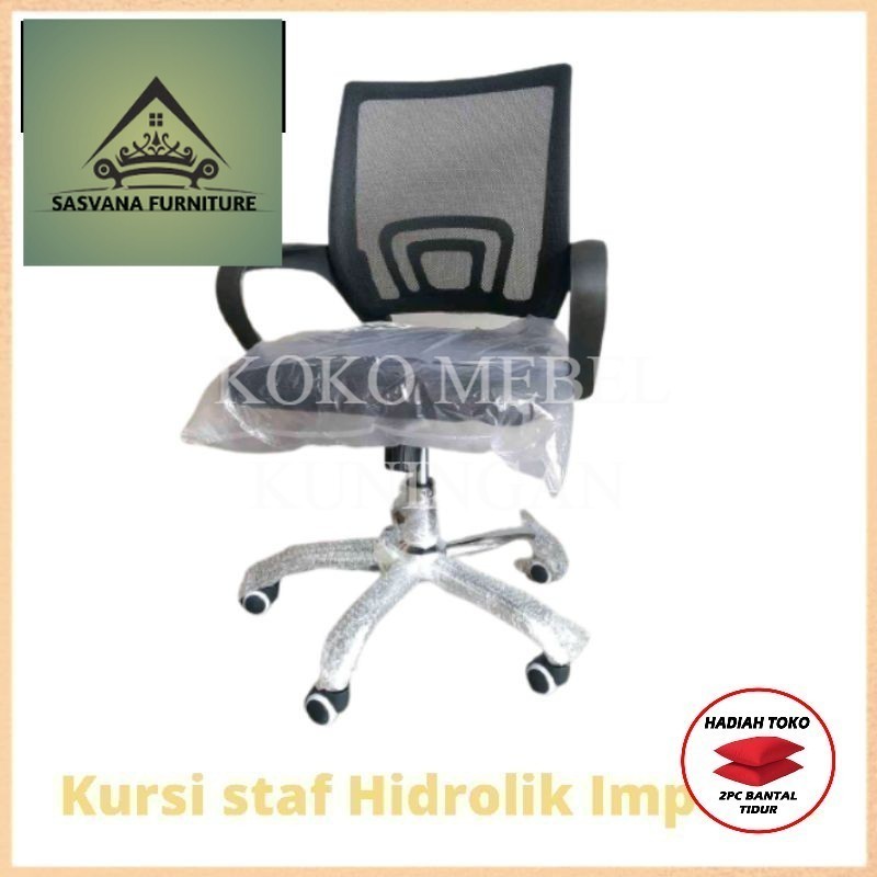 (FREE BANTAL TIDUR) KURSI KANTOR KURSI SEKERTARIS KURSI STAF MEBEL TERMURAH TERLARIS CIREBON BANDUNG