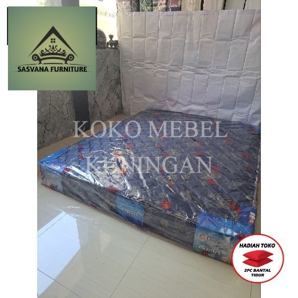 (FREE BANTAL TIDUR) Kasur busa central foam Export Tinggi 22cm / Kasur busa central Ukuran No.2 160x