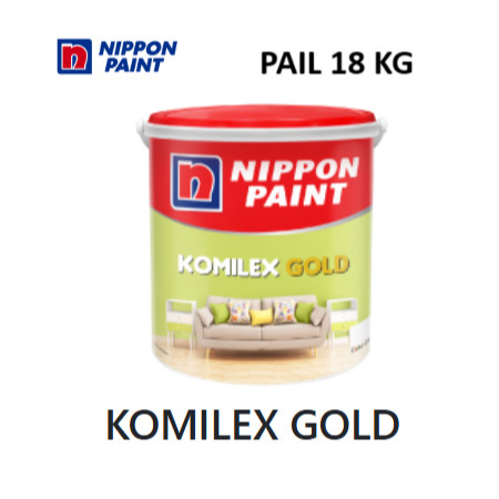 CAT TEMBOK NIPPON KOMILEX GOLD PAIL 18KG PILIH WARNA NIPPON PAINT