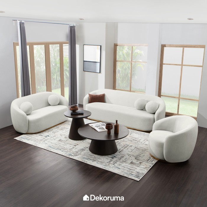 Dekoruma UMIKO Sofa / Sofa Ruang Tamu / Sofa Kain