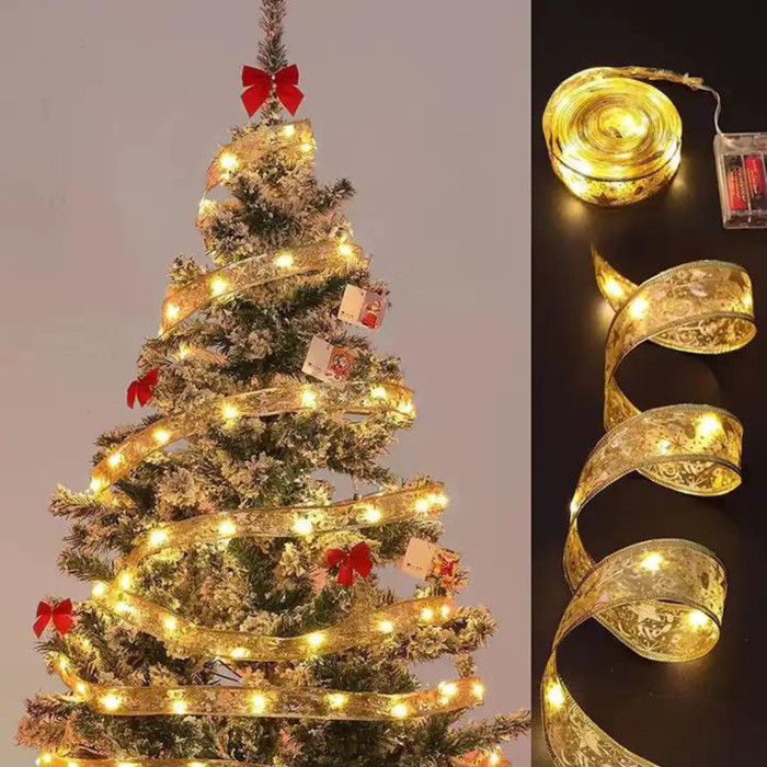 

Christmas Light Up Ribbon Bali Christmas Natal Dekorasi Xmas Decorations