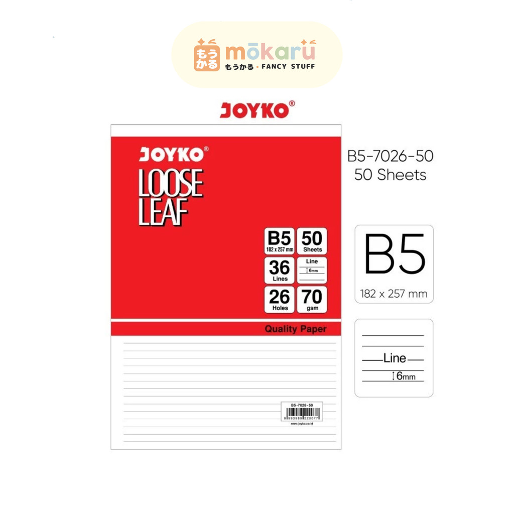 

Joyko Isi Binder B5-7026 50 sheet