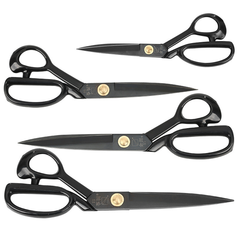 

Black Manganese Steel Tailor Scissors,9-12 Inch Professional Scissors For Clothing Sewing Fabric Leather Cutting Household Tool