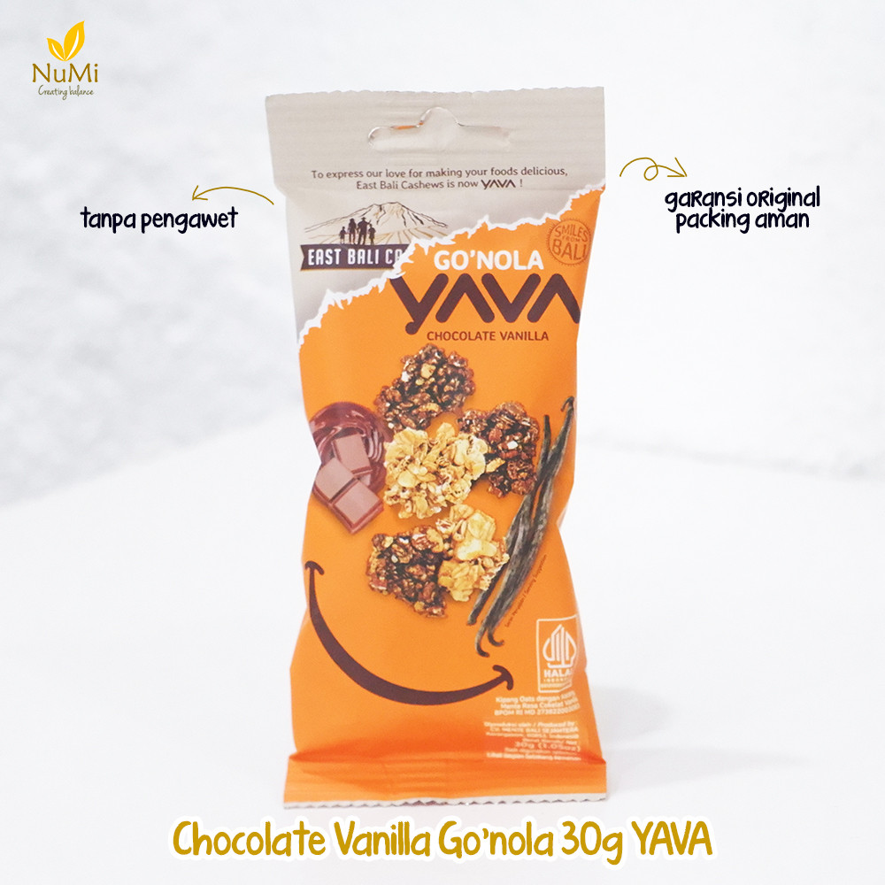 

30G Chocolate Vanilla GoNola granola bites - YAVA