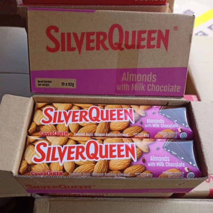 

Coklat silverqueen 65 gr - Almond