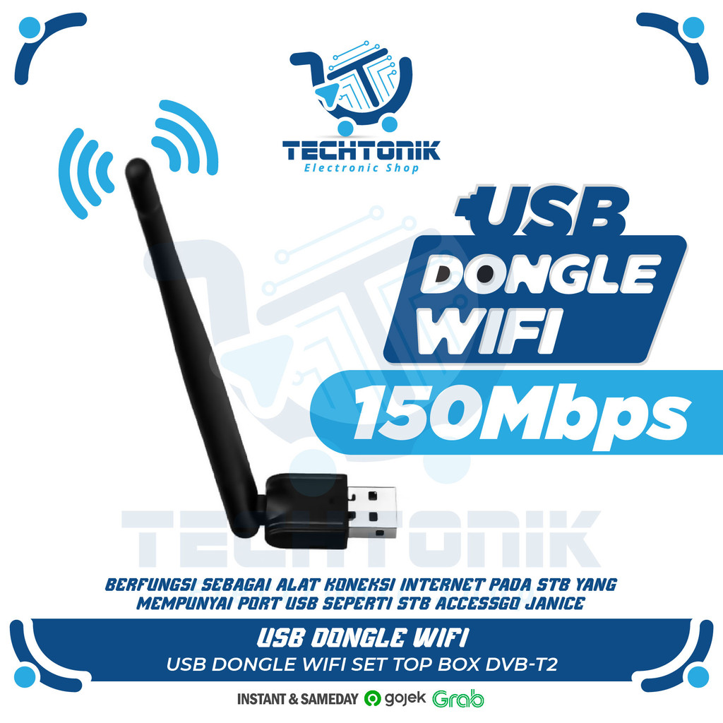 Dongle WIFI untuk TV BOX STB 150Mbps BERGARANSI