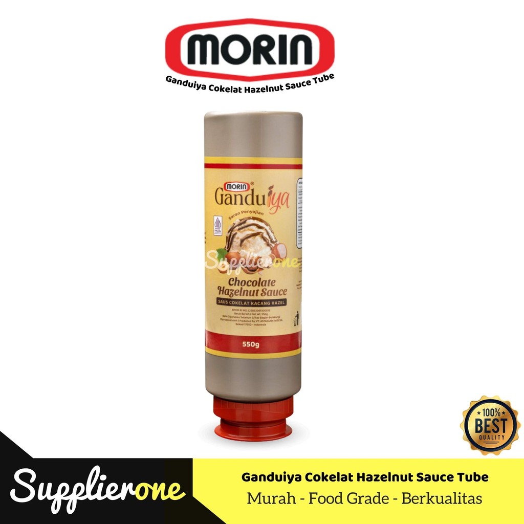

Morin Ganduiya Cokelat Hazelnut Sauce Tube 550gr / Saus Cokelat Hazelnut / Morin Saus Cokelat Hazelnut