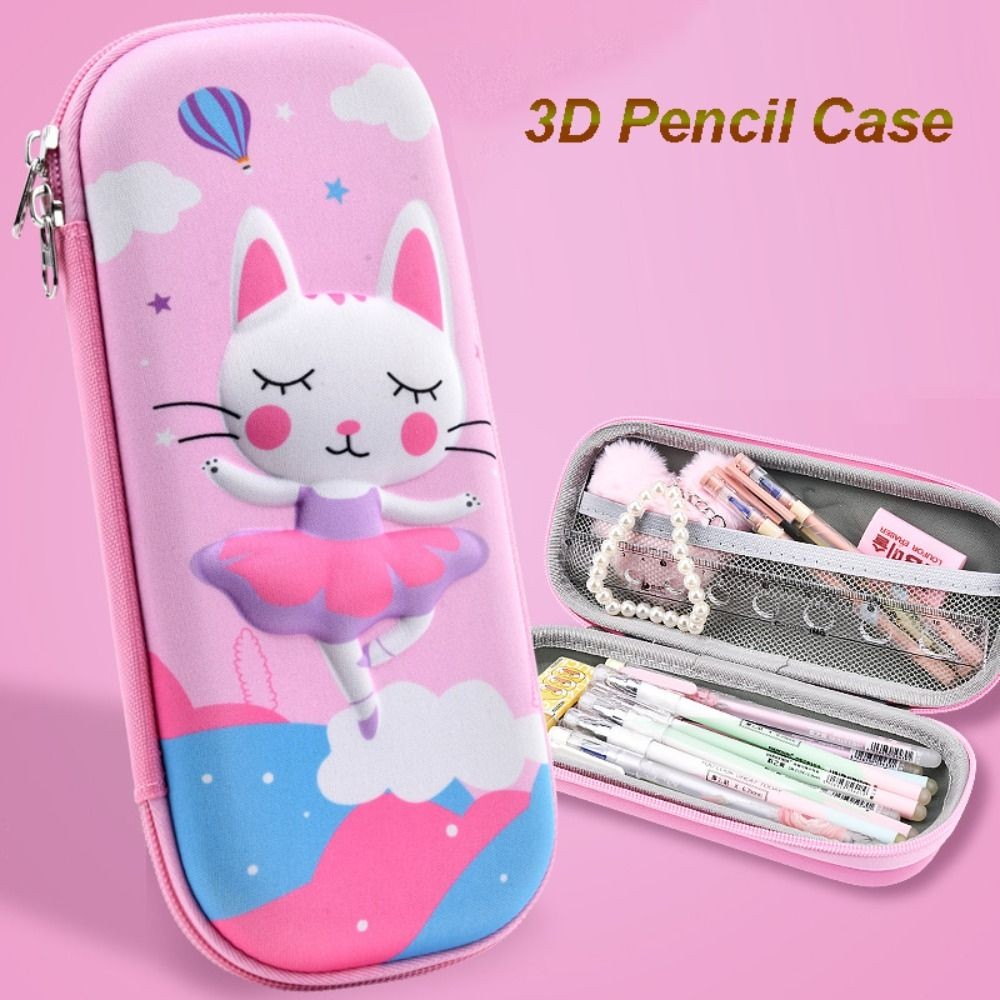 

Creative 3D Pencil Case EVA Anti-fall Pen Box Portable Large Capacity Pen Bag Kids