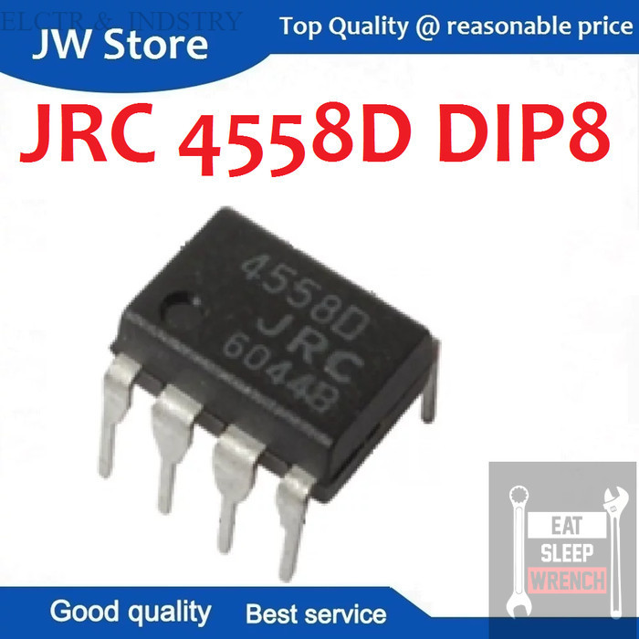 Sparepart Elektronika IC JRC4558 NJM4558 4558 DIP8