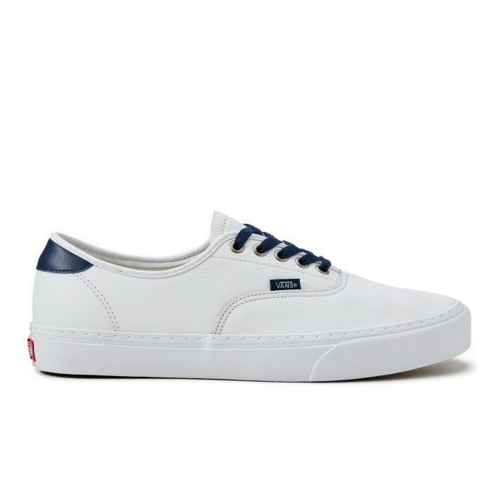 VANS AUTHENTIC LUX LEATHER WHITE NAVY ORIGINAL