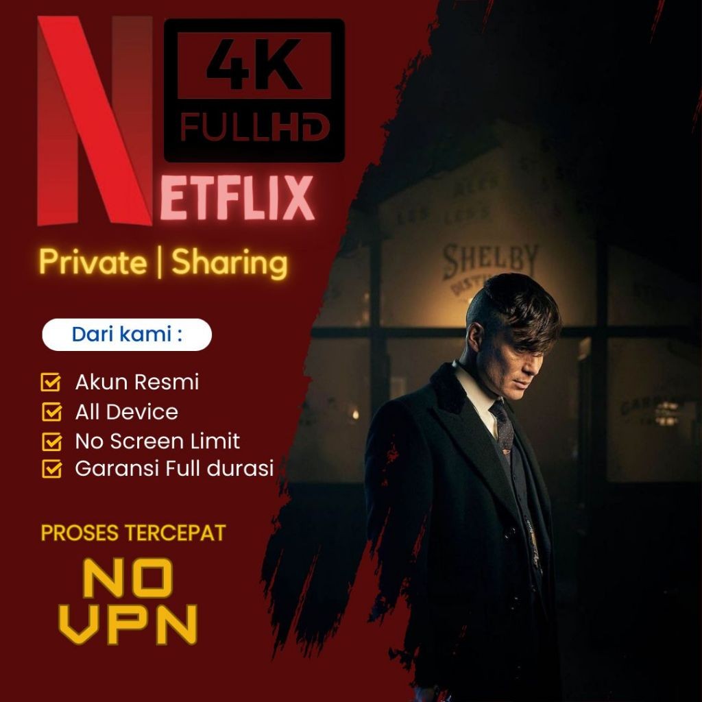 Promo Netflix 1p 1u Harian Premium 4K All Device