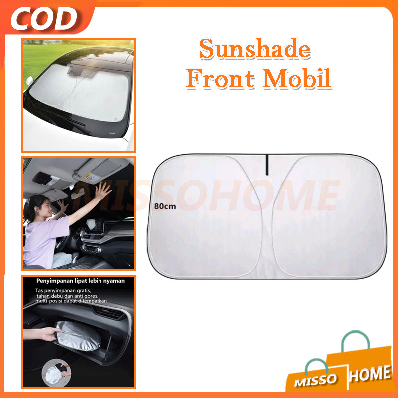 Sunshade Front Mobil / Payung Pelindung Anti Panas Mobil Kaca Depan / Kaca Depan penutup kaca mobil 