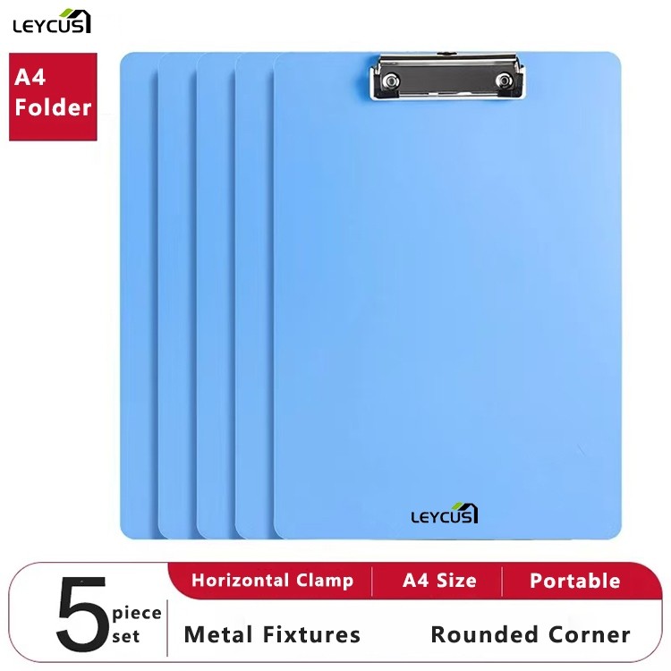 

LEYCUS A4 Folder Board Transparent Clip Pad