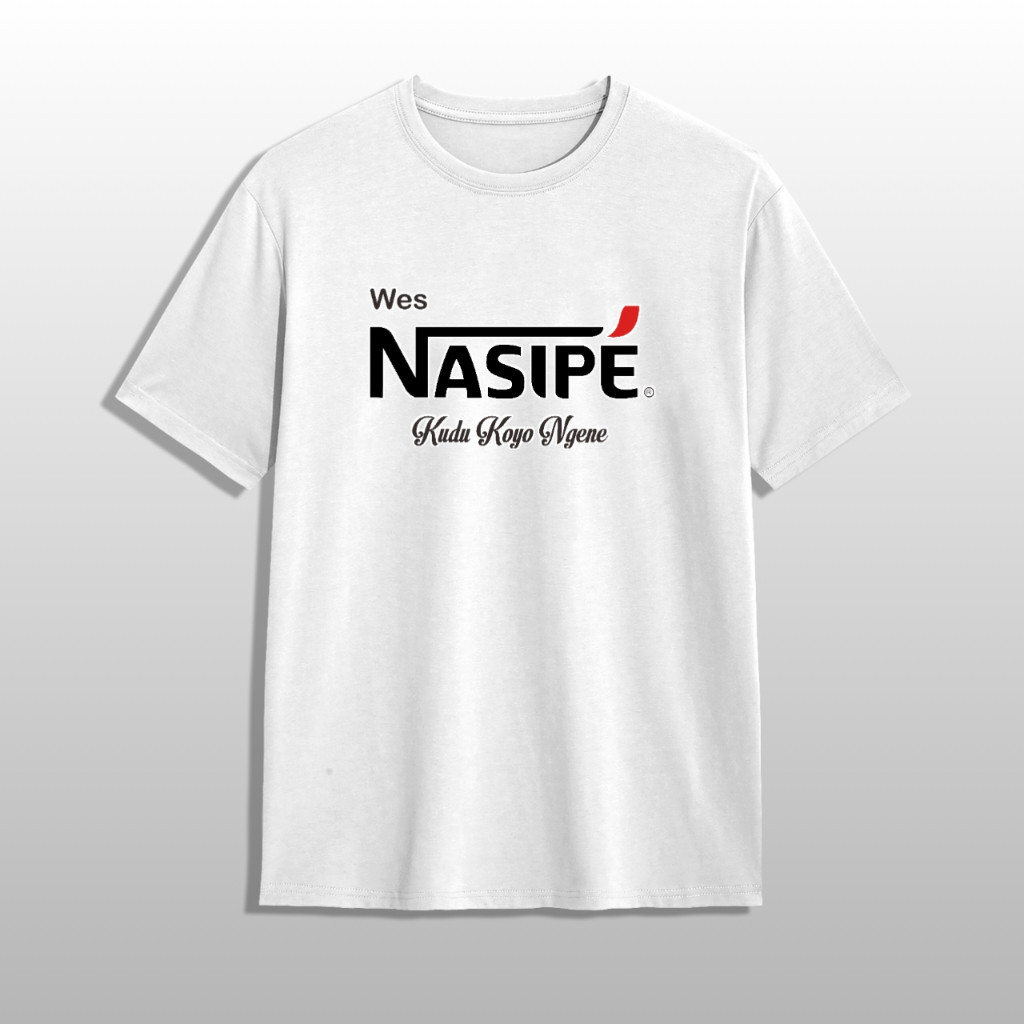 Kaos Plesetan Wess Nasipe (38) Katun Combed