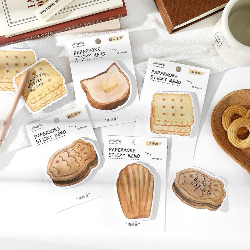 

Journamm.id Seri Toko Roti PaperMore Post-it Notes Roti Panggang Bentuk Khusus N-Times Sticky Notes Catatan Pesan Siswa yang Dapat Dilepas
