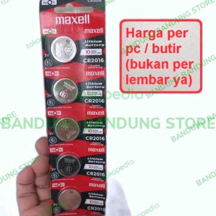 MAXELL CR2032 3V LITHIUM MADE IN JAPAN BATERAI LITHIUM CR2032 MAXELL
