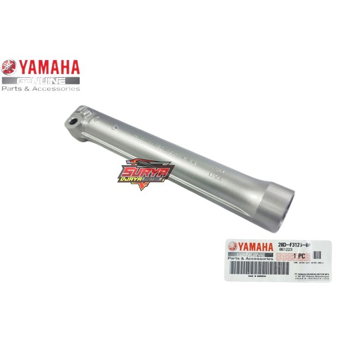 Tabung Bottom Shock Shok Depan Mio Smile Silver Original 28D ORI YGP - KIRI quality