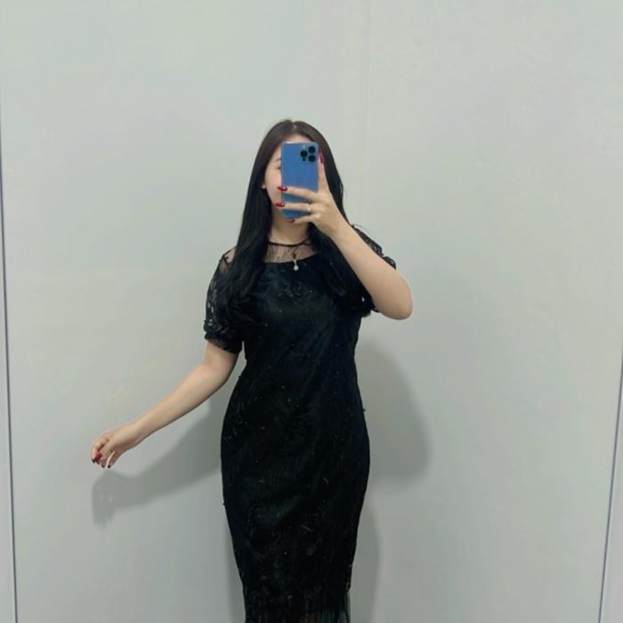 NEW -DRESS LUIS / DRESS PESTA LEBARAN DAN NATAL 205 Dress Wanita Tile Formal  dan Kondangan Mewah Ga