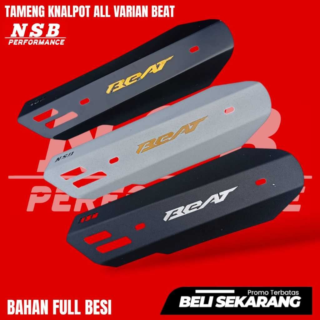 COVER TUTUP TAMENG PELINDUNG KNALPOT ALL VARIAN HONDA BEAT/ BEAT DELUXE BEAT FI BEAT KARBU BEAT ESP 