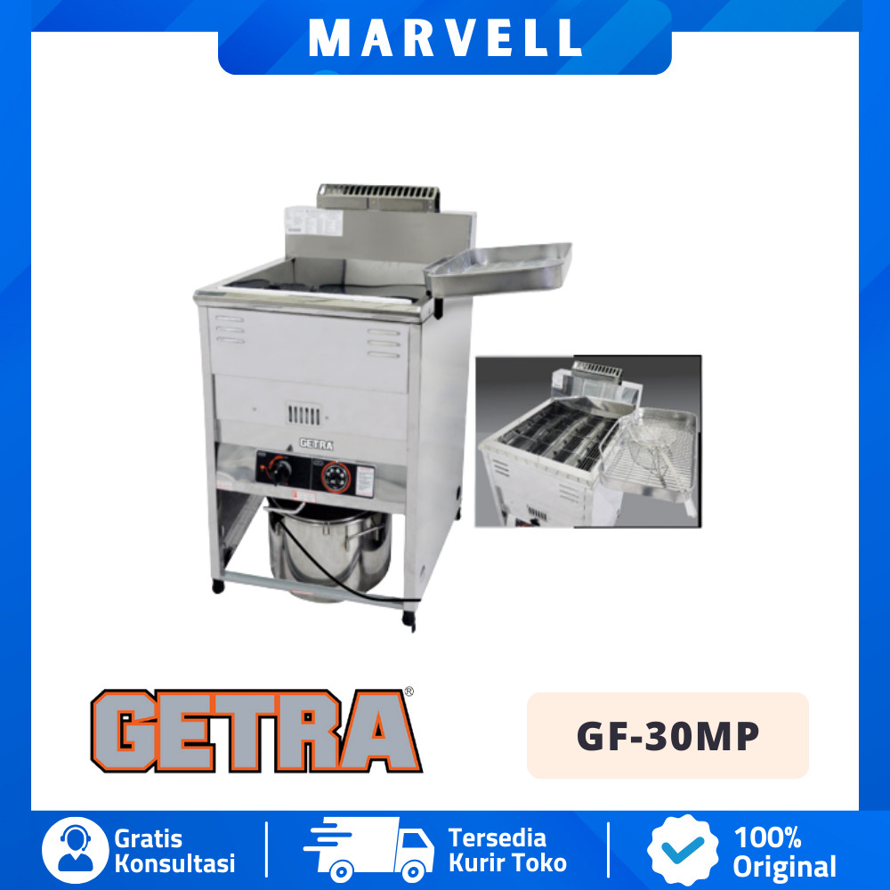 DEEP FRYER GAS GETRA GF-30MP TABLE TOP GAS FRYER 30 LITER ASIAN SERIES