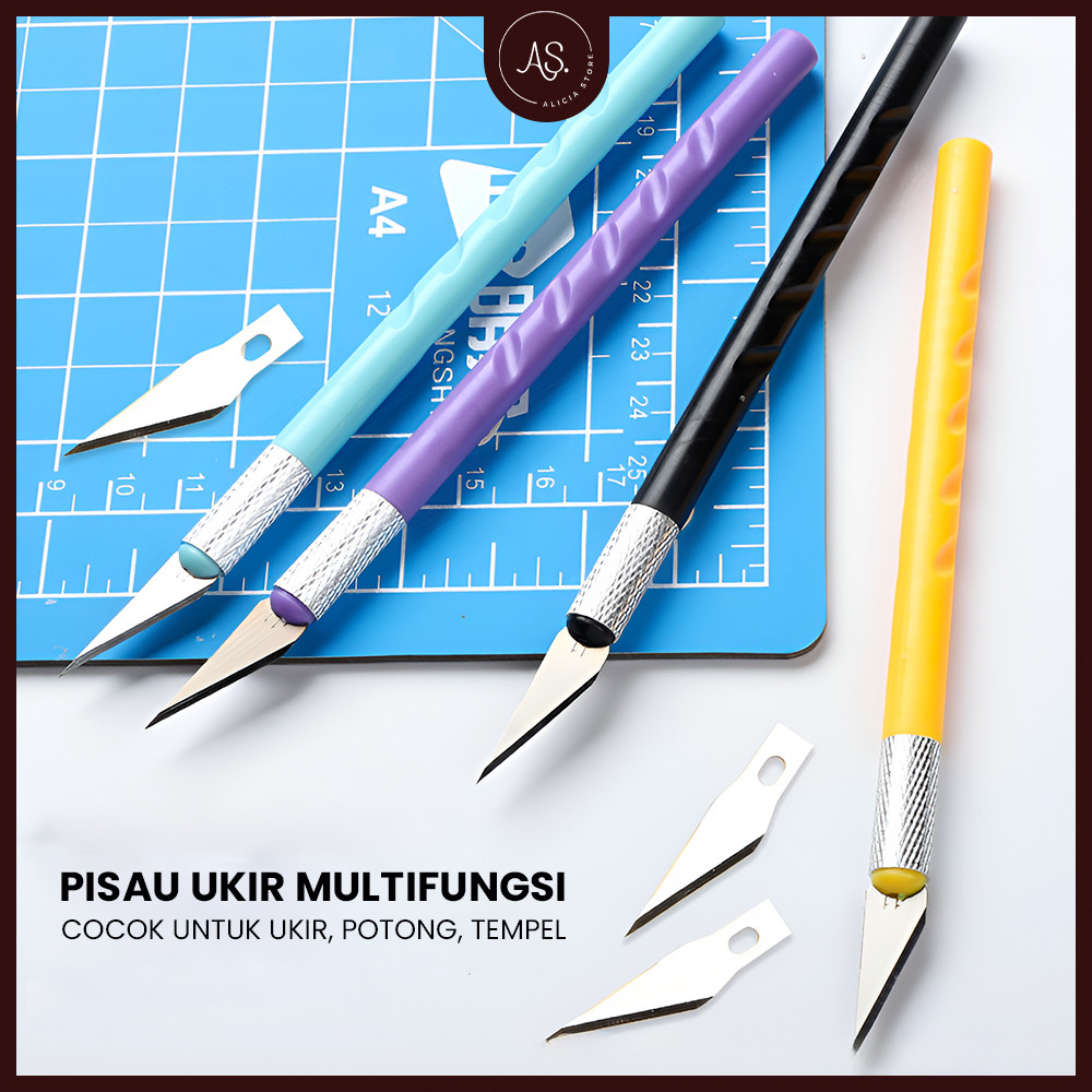

AS Pisau Ukir Seni Hobby Crafting Art Knife