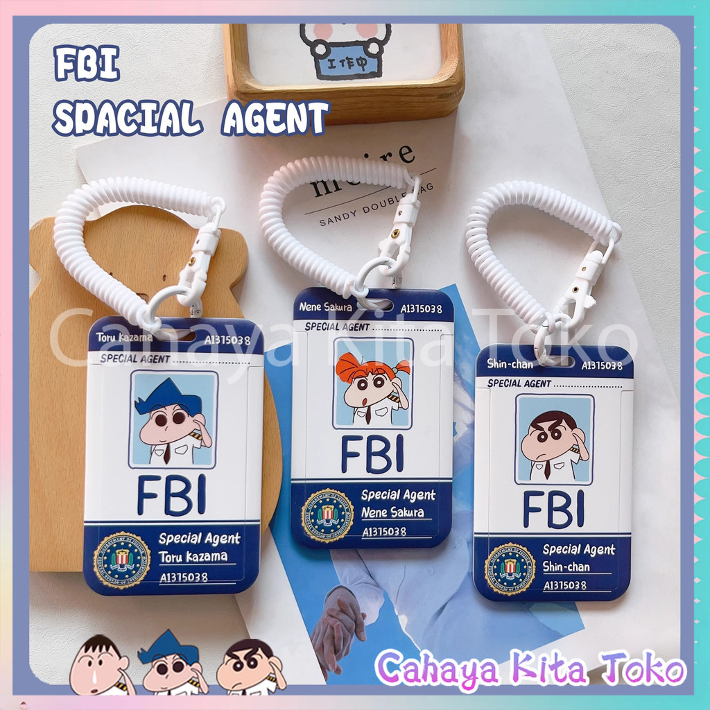 

【Diskon Lebaran】ID CARD HOLDER/SARUNG KARTU/pesanan Hadiah Khusus/SUPPORT HARGA GROSIR/Shinchan Yang Menjadi FBI