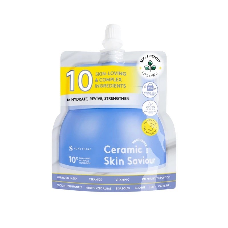 SOMETHINC (REFILL) Ceramic Skin Saviour Moisturizer Gel - Reformulated 50ML ( BIRU )