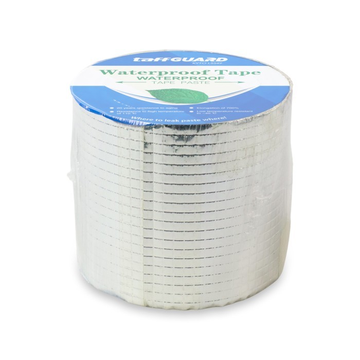 

DJ97 Lakban Aluminium Foil Butyl 0.8mm 10 cm x 5 m Tape Waterproof Taff