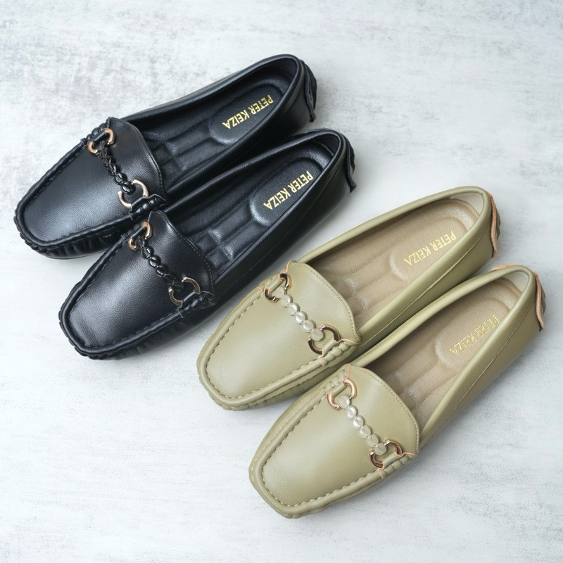 PROMO Peter Keiza Sepatu Loafers Moccasin Wanita ZN 80-12