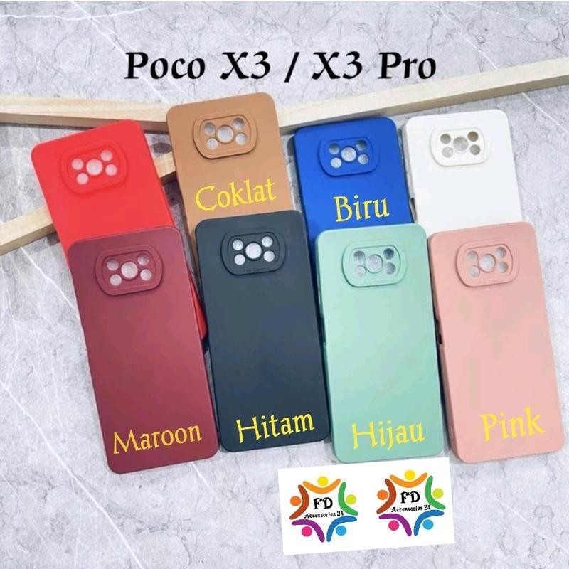 SoftCase Macaron Untuk Hp Xiaomi Poco X3 X3 Pro Tpu Procamera