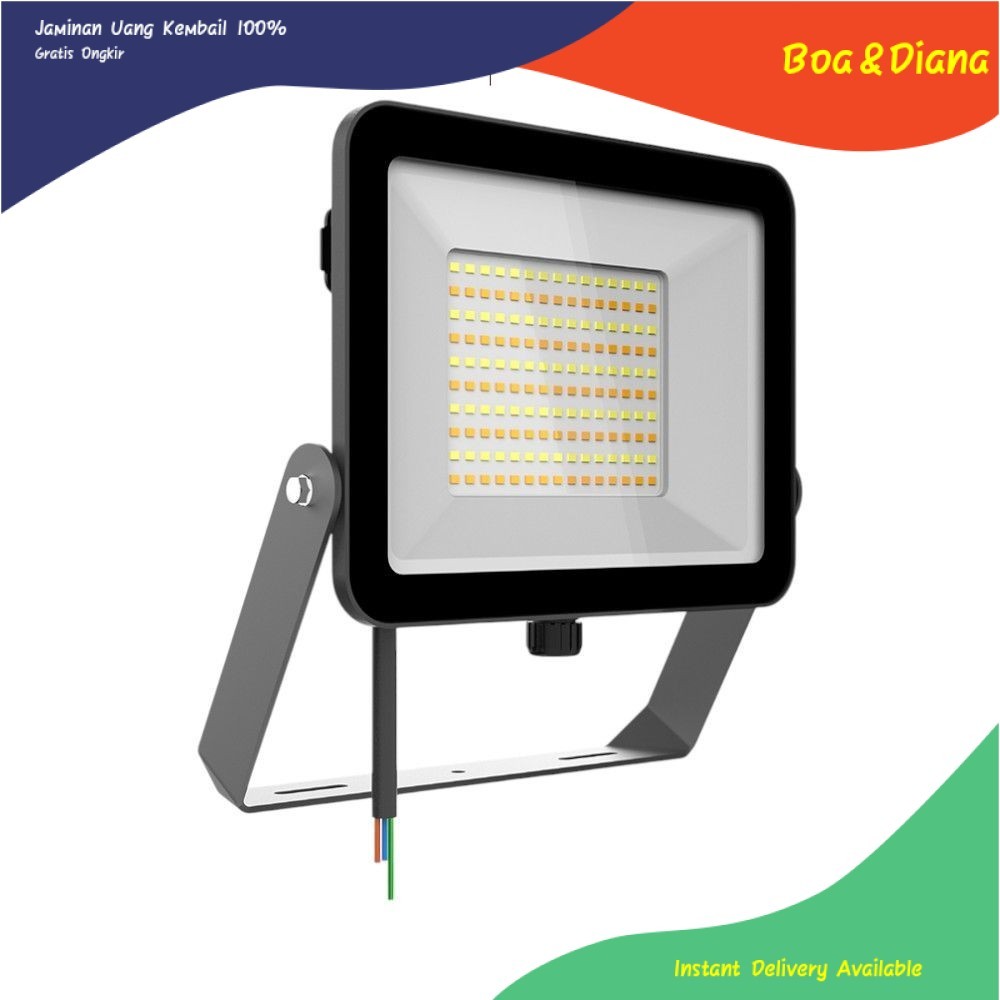 ACE Krisbow Stax Lampu Sorot Led 3Cct Ip66 Floodlight Outdoor Light Lampu Penyorot Lampu Tembak Pera