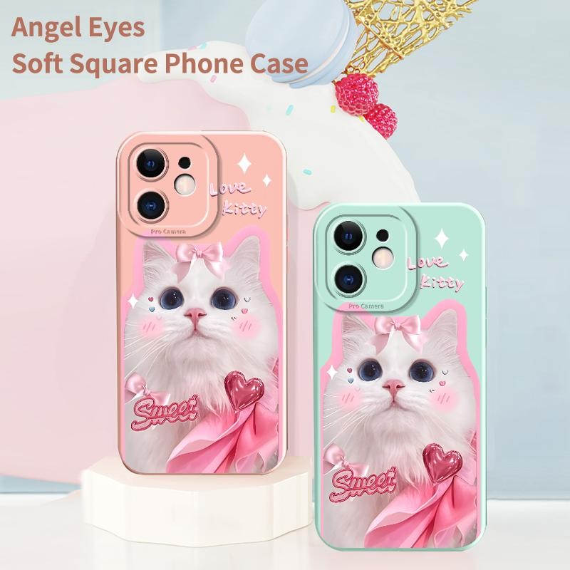 Case For POCO X3 X3 NFC M3 Soft Silicone Pro Camera Simple Cute Cat Casing Terbaru