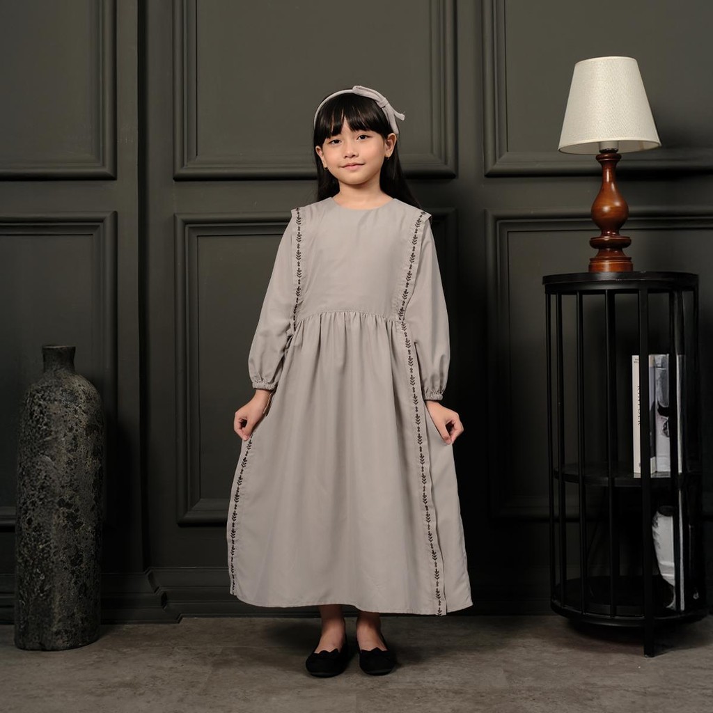 ZM Zaskia Mecca - Kiza Gamis Anak Wanita - Romansa Khatulistiwa - Edisi Bunga Wijayakusuma