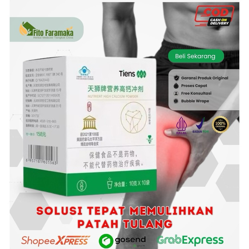 

Susu Patah Tulang Dewasa Nutrient Calcium Powder NHCP Original Dan BPOM