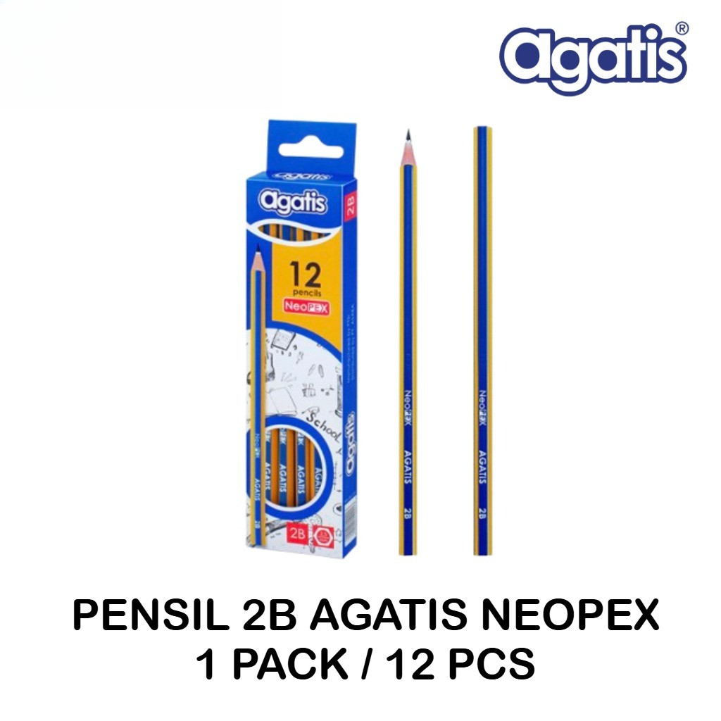 

Pensil 2B AGATIS NEOPEX Hexagonal (1 PACK / 12 PCS)