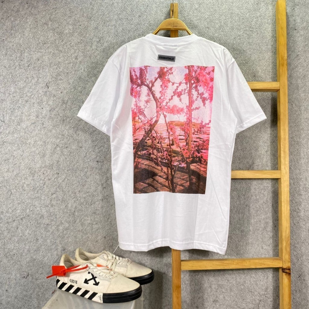 KAOS TSHIRT ESSENTIALS FOG FEAR OF GOD SAKURA WHITE