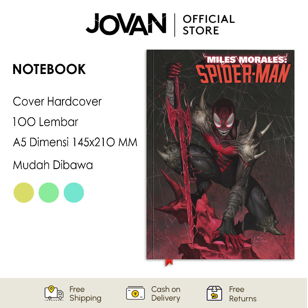 

Notebook Hardcover Custom Spider-Man 21 Buku Tulis Catatan Note Agenda Planner Jurnal Diary Notebook Anime